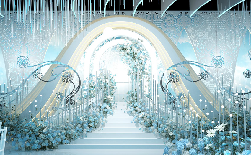 高县釡香烙馍村水晶厅效果展示